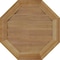 Ekena Millwork Octagonal Gable Vnt Non-Functional Western Red Cedar Gable Vnt w/Decorative Face Frame, 20"W x 20"H GVWOC20X2002RDUWR - alternate 2
